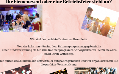 Wir organisieren Ihre Firmenveranstaltung